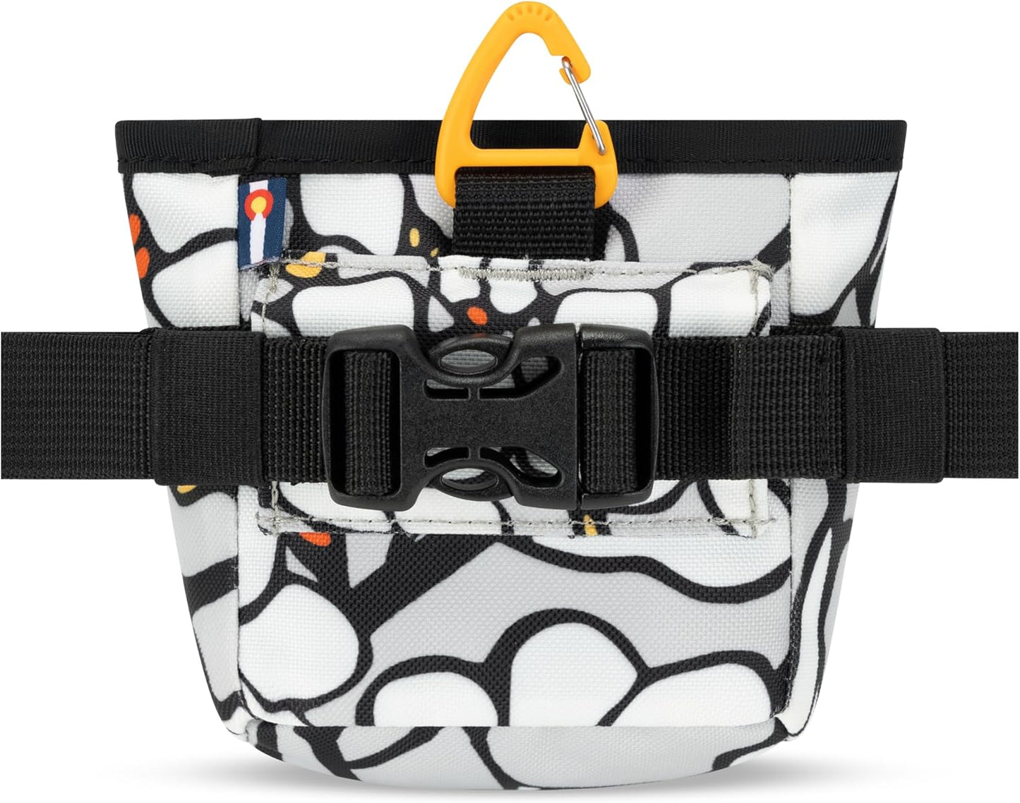 OllyDog Goodie Treat Bag, Dog Treat Pouch, Waist Belt Clip for Hands-Free Training, Magnetic Closure, Dog Training and Behavior Aids, Three Ways to Wear (Raven S'25)