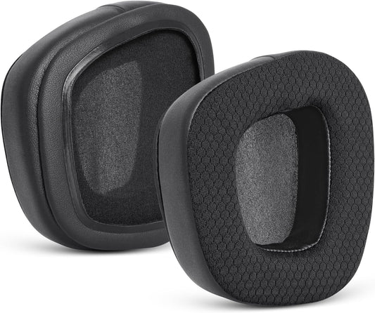 GVOEARS Replacement Ear Pads Cushions for Corsair Void/Void Pro/Void Pro RGB/Void Pro RGB SE/Void Pro Elite/RGB Wireless Earpads Gaming Headsets, Mesh Fabric with Soft Protein Leather(Black)