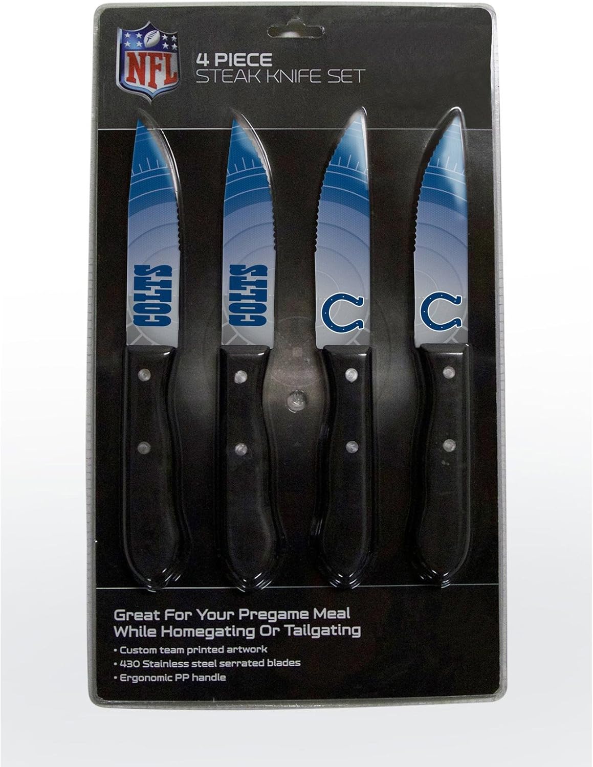 The Sports Vault by Inglasco NFL Chicago Bears Steak Knives
