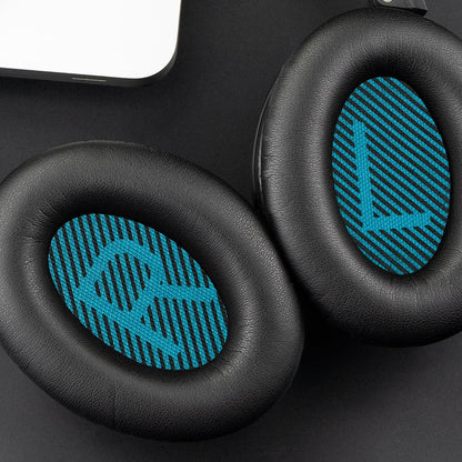 SoloWIT Earpads Cushions for Bose Headphones, Replacement Ear Pads for Bose QuietComfort 15 QC15 QC25 QC2 QC35/Ae2 Ae2i Ae2w/SoundTrue & SoundLink Around-Ear Series - QC25 PL Black&Blue