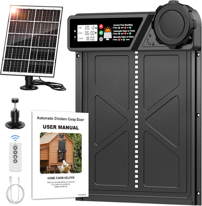 Large Automatic Chicken Coop Door Solar Powered