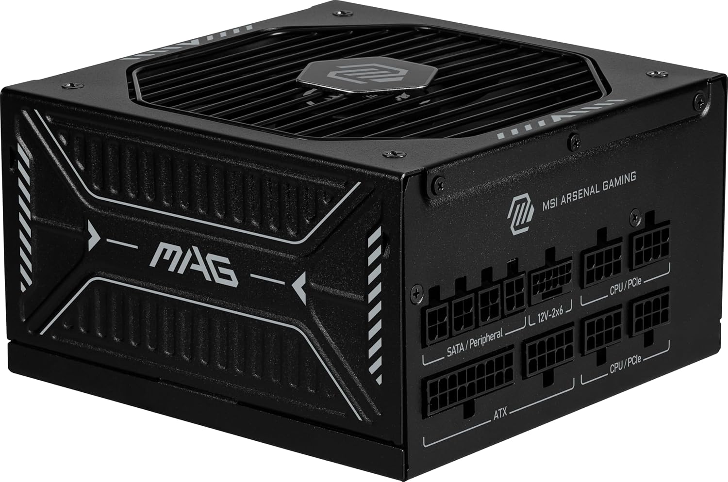 MSI MAG A750GL PCIE 5 Gaming Power Supply - Full Modular - 80 Plus Gold Certified 750W - Compact Size - ATX PSU - PuriLite
