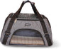 LuggageKing Soft-Sided Pet Carrier Travel Bag - Dog Carrier for Very Small Dogs, Medium-Sized Cat Carrier - Shoulder Strap, Buckle Zippers (M) (Dark Grey)