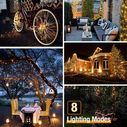 Purilite Select 2-Pack Solar Fairy String Lights
