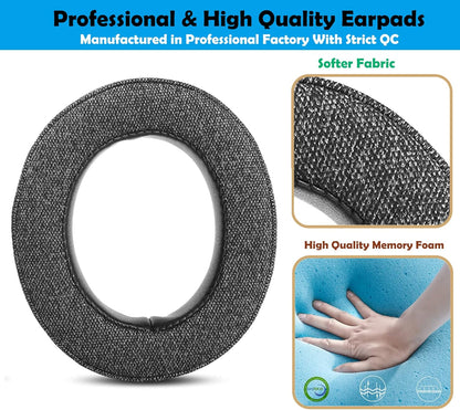 DowiTech Thickened Headphone Earpads Headset Replacement Ear Pads Compatible with Corsair HS70 Pro HS60 Pro HS50 Pro Headphone