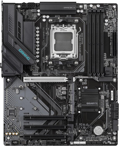 GIGABYTE B850 Gaming WIFI6 AMD AM5 LGA 1718 Motherboard, ATX, DDR5, 3X M.2, PCIe 5.0, USB-C, WIFI6E, 1GbE LAN, EZ-Latch, 5-Year Warranty