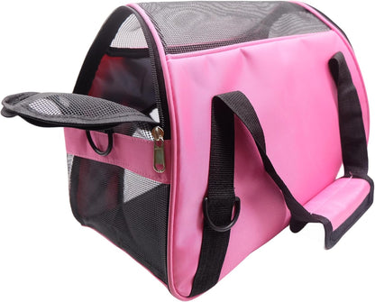Dotala Cat Carrier,Collapsible Soft-Sided Pet Travel Carrier,Airline Approved Small Dog Cat Carrier for Small Puppy and Cats (Blue)