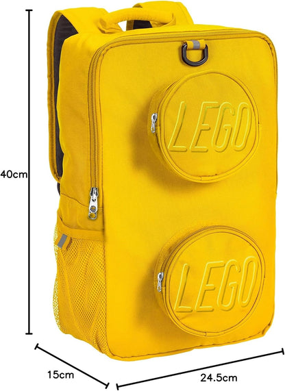 LEGO Lego Brick Backpack-purple Carry-On Luggage, Flame Orange, One Size, Backpack
