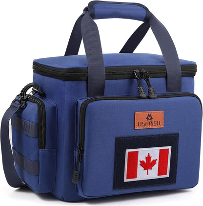 HSHRISH Tactical Large Lunch Bag for Men,Leakproof Insulated Lunch Box, Durable Soft Cooler Bag with Shoulder Strap Lunch Pail for Work Shifts Outdoor