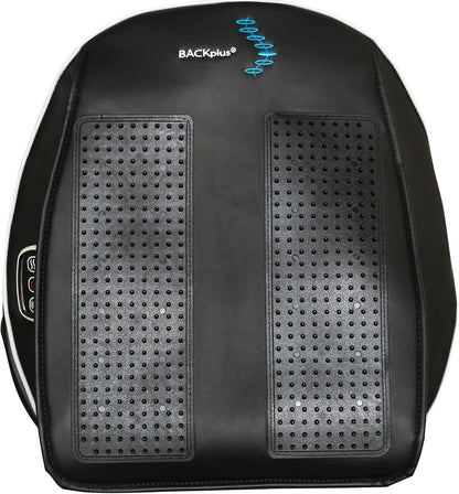 Shiatsu Massage Pad with Heat for Back and Foot Chair or Car Portable Shiatsu massage pad with soothing heat, deep kneading nodes, and car adapter for dual back and foot use