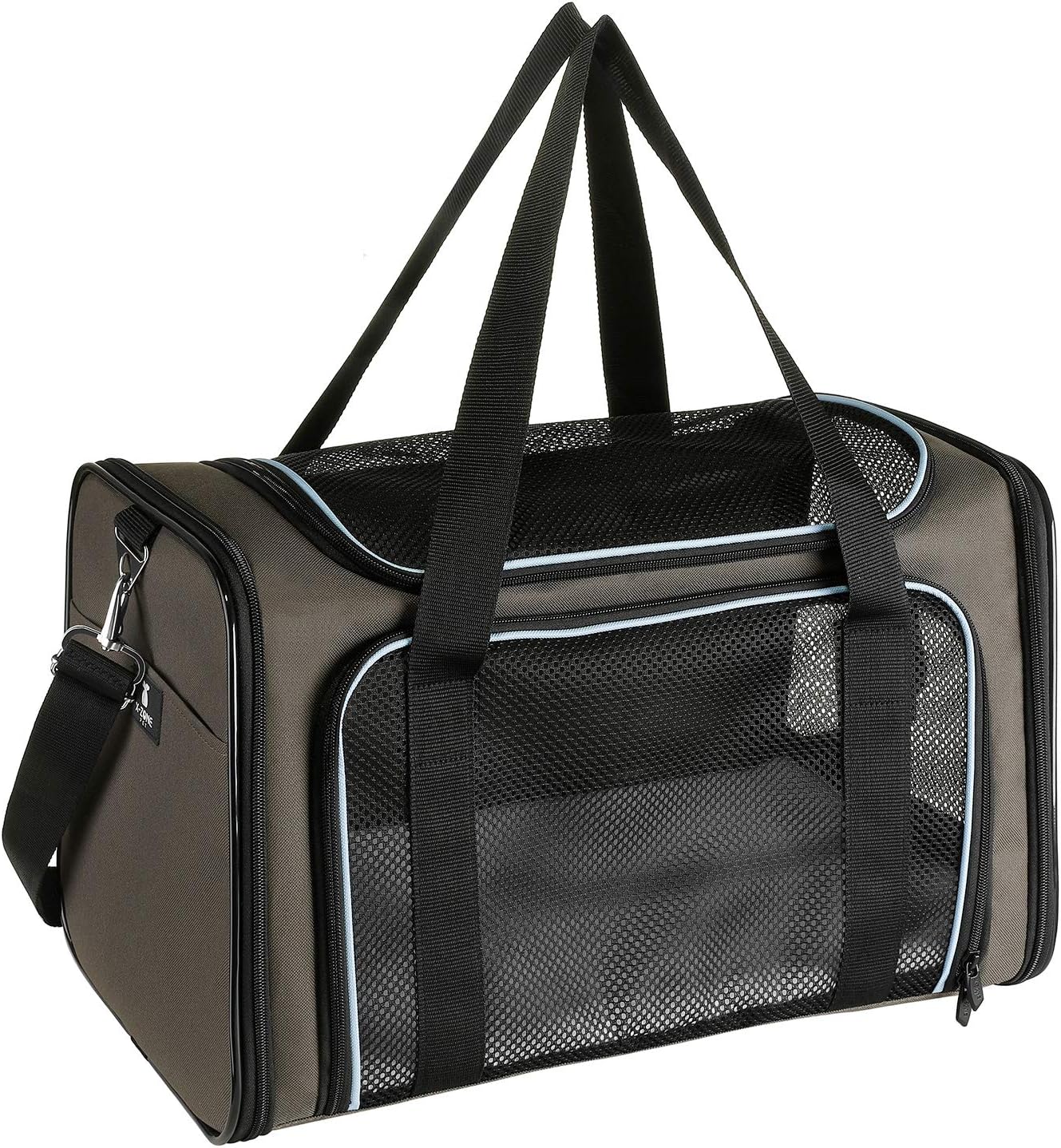 X-ZONE PET Airline Approved Pet Carriers,Soft Sided Collapsible Pet Travel Carrier for Medium Cats and Puppy