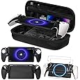 FYOUNG Carrying Case Accessories for PlayStation Portal, Full Protection Bundle with Tempered Glass Screen Protector, Protective Cover, Hard Shell Portable Travel Bag for PS5 Portal Remote Player