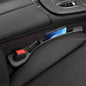 Car Seat Gap Filler, 2 Pack No-Drop Seat Side Gap Seam Filler Organizer Universal Fit Fill the Gap Between Seat & Console, Perfect for Car, SUV, Truck Black