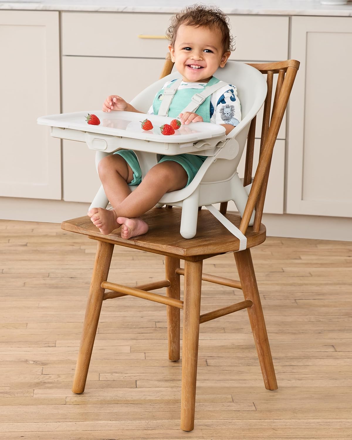 Skip Hop Baby High Chair 4-in-1 Convertible High Chair, EON, Oat