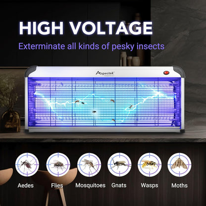 ASPECTEK 40W Insect Fly Killer - Indoor Use,Effective Against Flies, Moths, Mosquitos, Cockroaches, Wasps, Beetles and Bugs