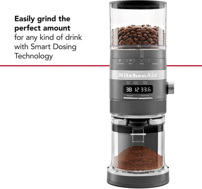 KitchenAid Burr Coffee Grinder, Black Matte, KCG8433BM