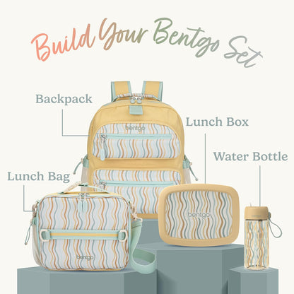 Bentgo Kids 5-Compartment Leak-Proof Bento-Style Lunch Box (Whimsy & Wonder Collection) - Ideal for Ages 3-7, Drop-Proof & Durable, Dishwasher Safe, & PFAS & BPA-Free Materials (Checker Gradient)