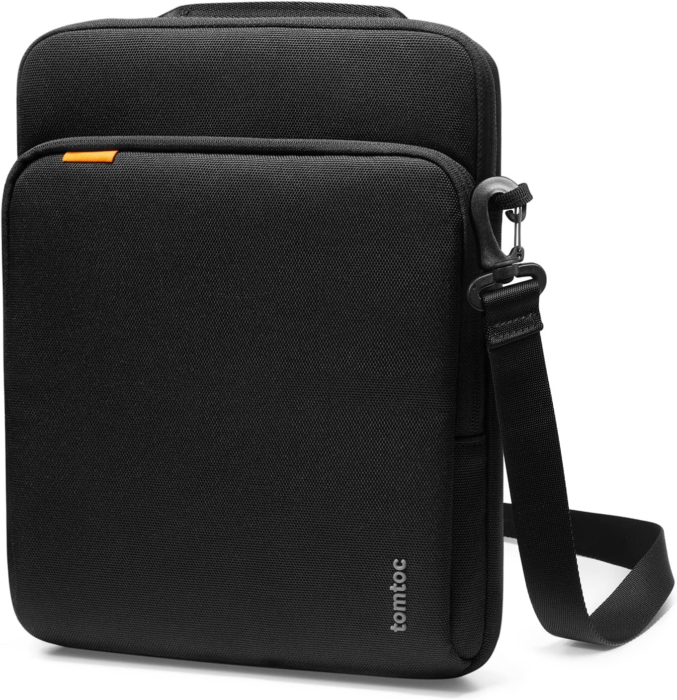 tomtoc DefenderAce-A03 360 Protective Laptop Shoulder Bag for 16-inch New MacBook Pro M4/M3/M2/M1 Pro/Max 2024-2019, Water-Resistant Well-Organized Accessory Sleeve Case with Handle