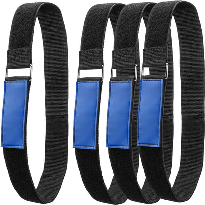 Ladder Rack Tie Down Straps, Adjustable Multipurpose Securing Ladder Straps | Reusable Ladder Straps, Ladder Rack Tie Down Strap with Nylon Hook & Loop for Home, Office, Car, Truck or Boat (33''x 2'')