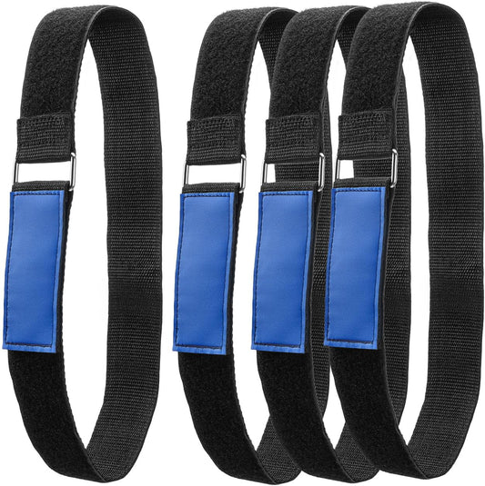 Ladder Rack Tie Down Straps, Adjustable Multipurpose Securing Ladder Straps | Reusable Ladder Straps, Ladder Rack Tie Down Strap with Nylon Hook & Loop for Home, Office, Car, Truck or Boat (33''x 2'')