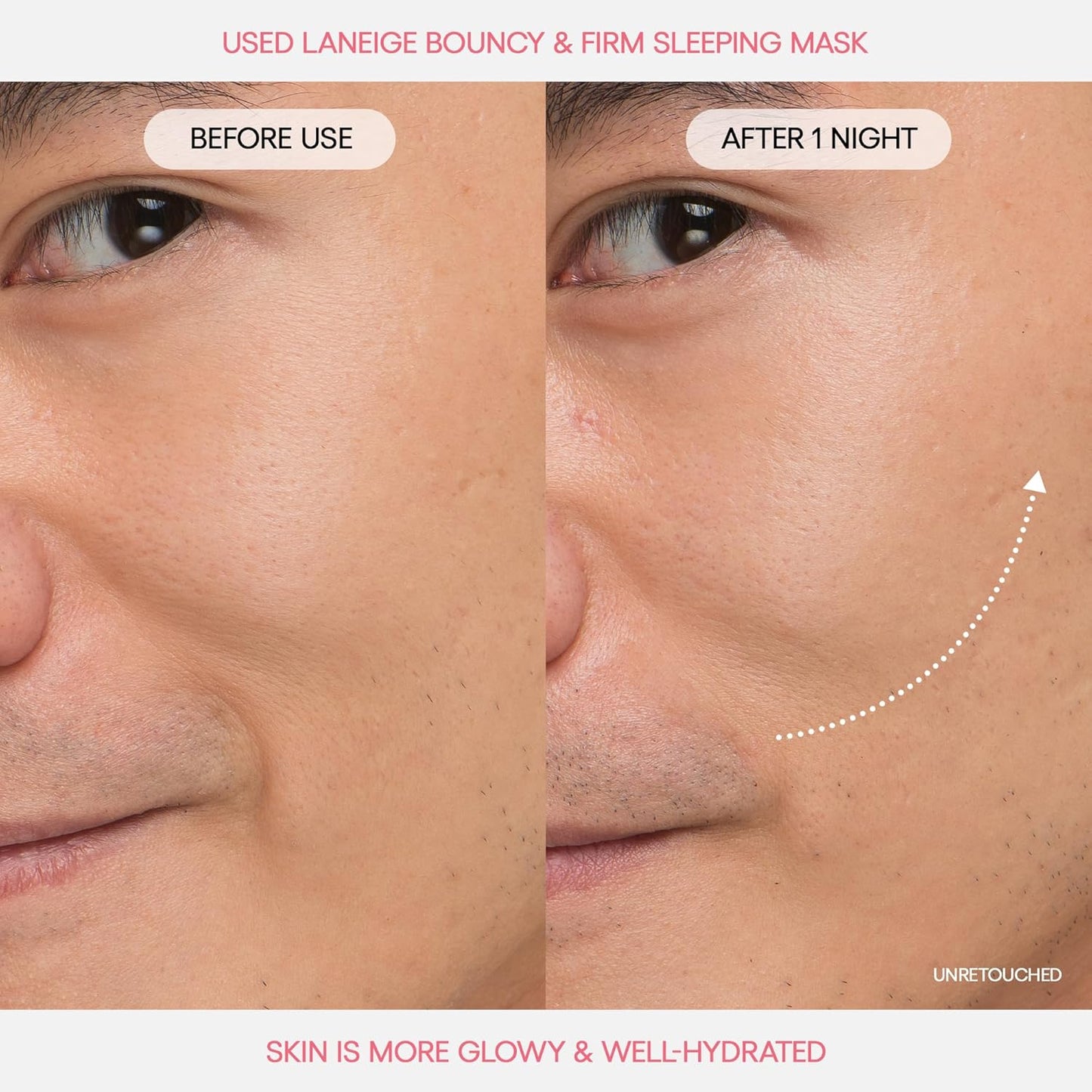 LANEIGE Bouncy and Firm Sleeping Mask: Revitalize, Smooth, Peony & Collagen Complex, Barrier-Boosting Hydration