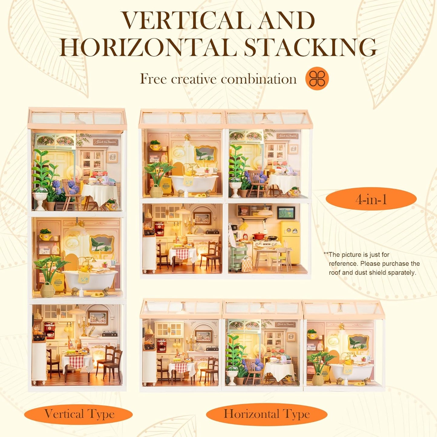 Purilite Select Super Creator DIY Plastic Miniature House
