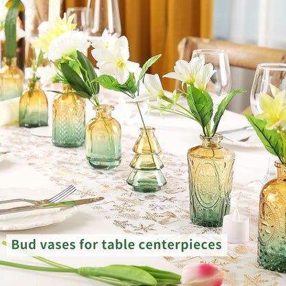 30 Pcs Mini Bud Vases As Wedding Centerpieces for Tables,Clear Bud Vases for Flowers,Small Flower Vases Suitable for Birthday Party,Anniversary,Wedding Reception,Baby Shower