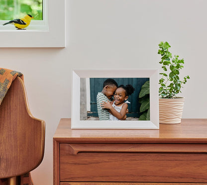 Aura Aspen 12" Digital Photo Frame - Black with Paper Mat