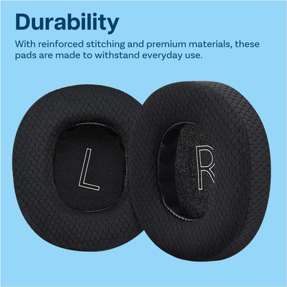 Ear Pads Replacement for Xbox Wireless, Wired, Xbox Stereo 20th Anniversary Special Edition Headphones by MMOBIEL – Cooling Gel Ear Pad Cushions - Noise Isolation Earpads Replacement – Black