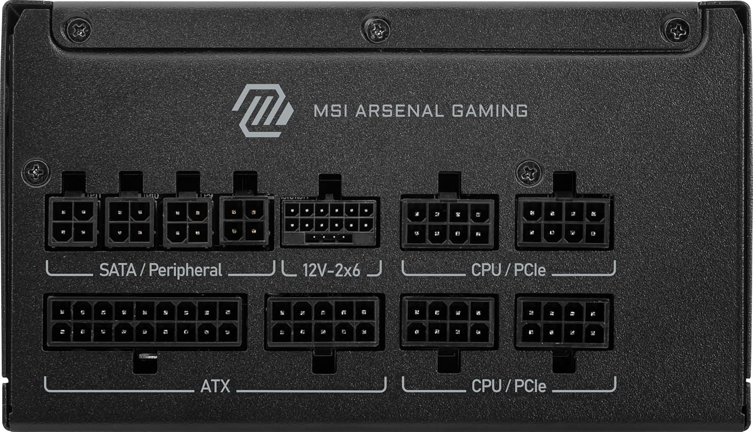 MSI MAG A750GL PCIE 5 Gaming Power Supply - Full Modular - 80 Plus Gold Certified 750W - Compact Size - ATX PSU - PuriLite