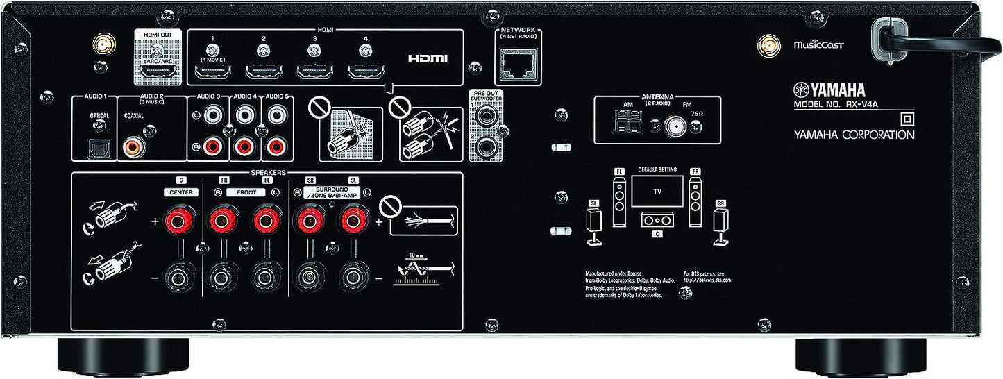 Yamaha YHT-5960U Home Theater System with 8K HDMI and MusicCast