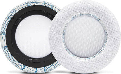 WC Freeze Virtuoso - Hybrid Fabric Cooling Gel Replacement Earpads for Corsair Virtuoso Gaming Headset, Made by Wicked Cushions, Improved Durability, Thickness and Sound Isolation |90s Black