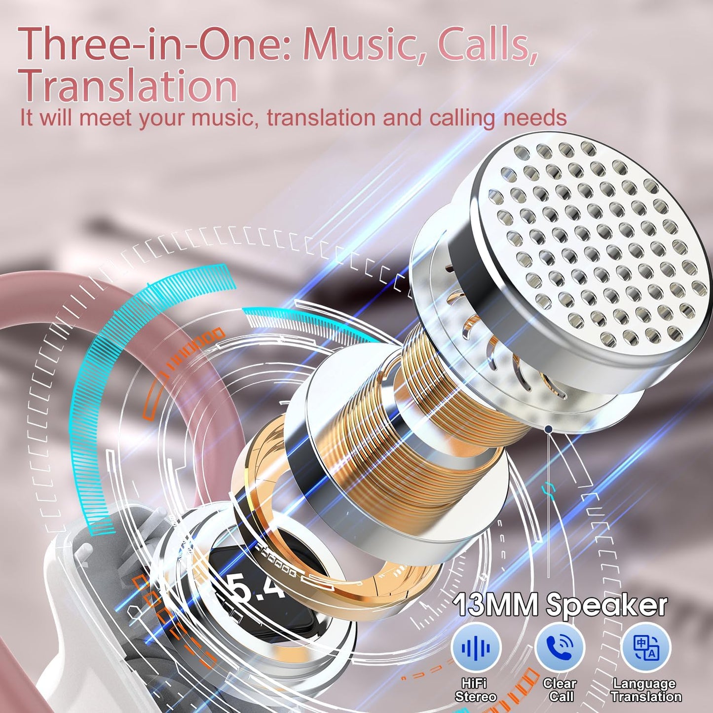 Purilite Select 3-in-1 AI Translator Earbuds – Speak, Connect, Understand the World