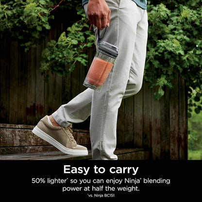 Portable Cordless Blender | 22 oz Twist-Off Cup, Auto-IQ Programs and Ice-Crushing Power