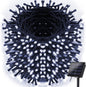 iShabao Solar StringLights Outdoor, 98.4ft 300 LED Solar Fairy Lights 8 Modes Waterproof Christmas Lights for Garden, Patio, Home, Party, Wedding, Holiday, Tree, Outdoor Decor (White)