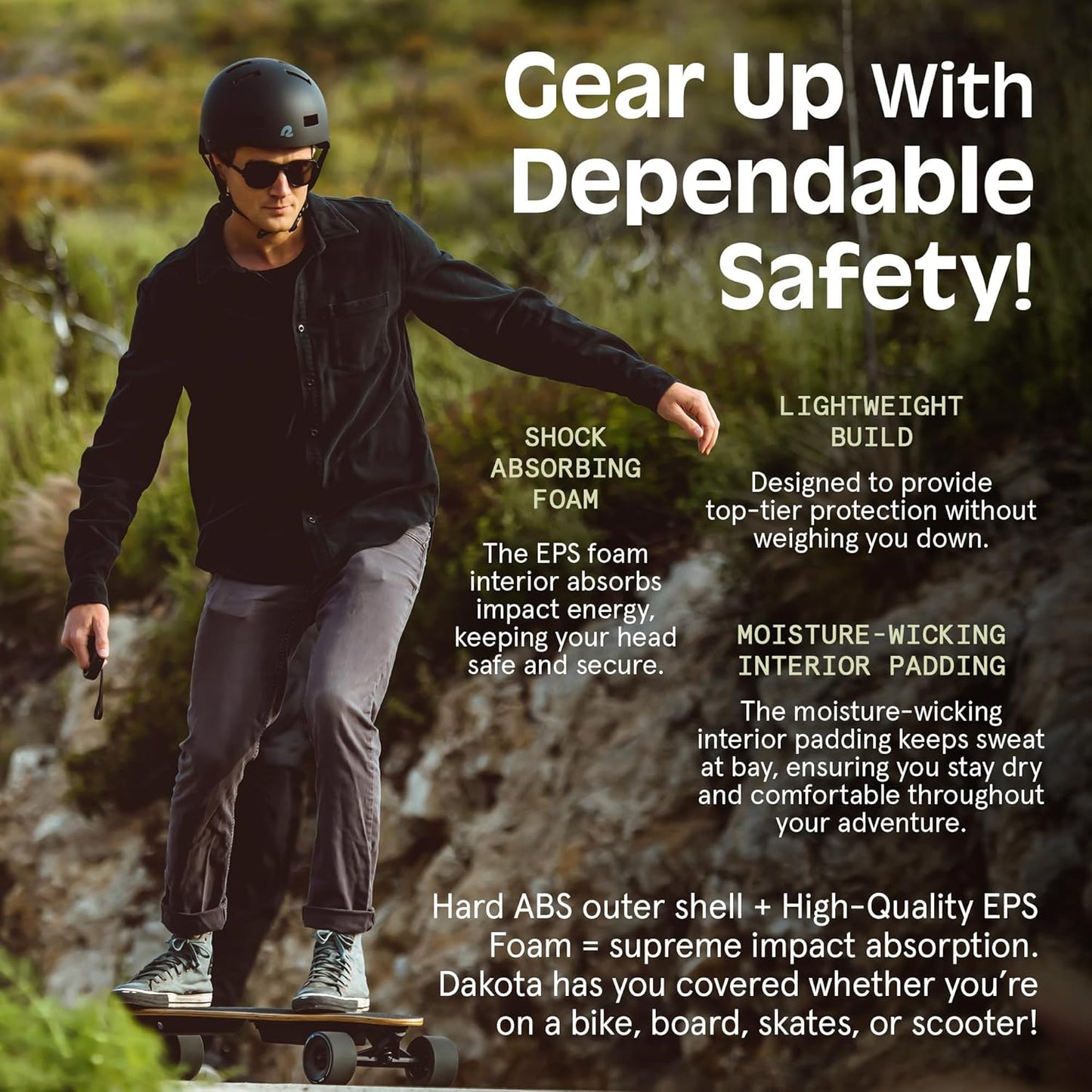 Retrospec Dakota Bicycle/Skateboard Helmet for Adults - Commuter, Bike, Skate, Scooter, Longboard & Incline Skating - Impact Resistant & Premium Ventilation