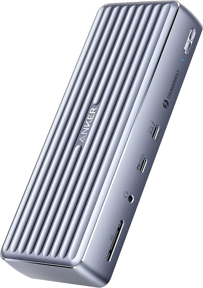 Anker Apex 12-in-1 Thunderbolt 4 Dock, Max 90W Charging, Triple 4K | 20W Power Delivery, Single 8K, 2 USB-A 3.1 Gen 2, 2 USB 2.0, Ethernet, Audio, SD 4.0, for TB4 Laptops