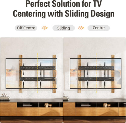 Mounting Dream Universal TV Wall Mount Extension Bracket for TV Wall Plate, Fitting 16" - 24" Wood Stud and Easy Centering TV in Position, Max Loading Capacity of 154 LBS MD5232
