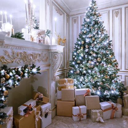 JMEXSUSS 66ft 200 LED Halloween Lights Outdoor, Orange String Lights Clear Wire, 8 Modes Orange Halloween Christmas String Lights Plug in for Tree Indoor Patio Garden Thanksgiving Decorations