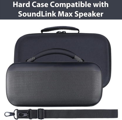 Peyyargo Storage Case Compatible with Bose Soundlink Max Speaker (Black)
