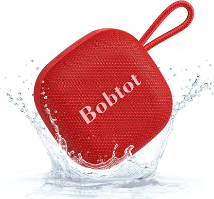 Bobtot Portable Bluetooth Speakers Wireless - IPX7 Waterproof Mini Shower Speaker with 16 Hours Playtime, Loud Stereo Sound, Rich Bass, TWS, Built-in Mic, Small Size for Travel Sport, Green