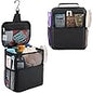 Mesh Shower Caddy Portable 10.2x9.9'' Shower Bag with Zipper & 2 Pockets. Shower Tote Ideal for Gym, Travel, Camp, Beach, for Sunscreen, Dorm & College Essentials (Black)