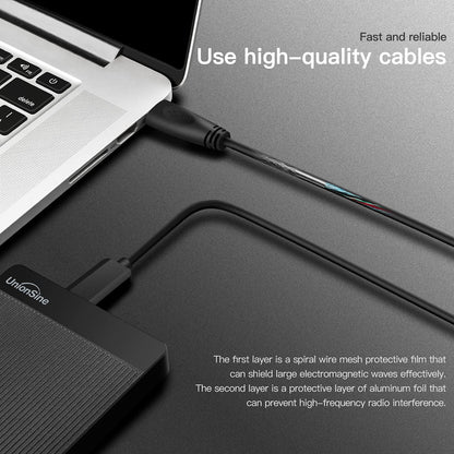 UnionSine 1TB Ultra Slim Portable External Hard Drive HDD-USB 3.0 Storage