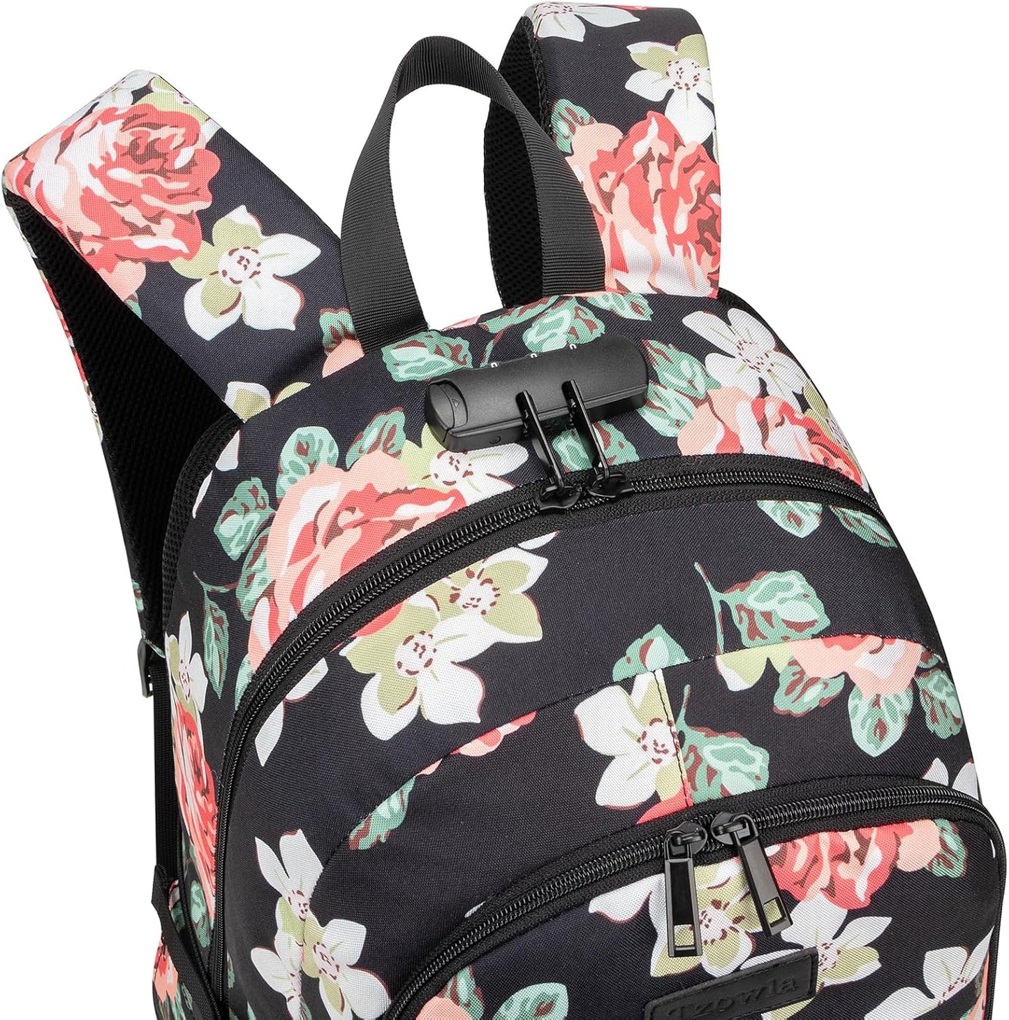 Tzowla Laptop Travel Slim School Backpack Water Resistant Anti-Theft Bag with USB Charging Port and Lock 15.6 Inch Computer Business Backpacks for Men Women College Student Gift,Bookbag Casual Daypack