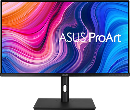ASUS ProArt Display 27" Monitor PA278CV - WQHD (2560 x 1440), IPS, 100% sRGB, 100% Rec. 709, ΔE < 2, Calman Verified, USB Hub, USB-C, DisplayPort Daisy-Chaining, HDMI, Eye Care, Height Adjustable , BLACK/SLIVER
