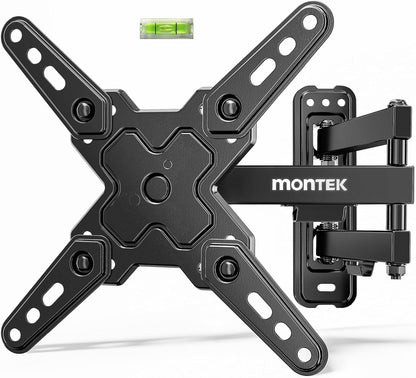 monTEK Full Motion TV Wall Mount Bracket for Most 13-43 Inch TVs, Wall Mount TV Bracket with Articulating Arm, Swivel Tilt Extension TV Mount, Max VESA 200x200mm, up to 44lbs - PuriLite