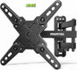 monTEK Full Motion TV Wall Mount Bracket for Most 13-43 Inch TVs, Wall Mount TV Bracket with Articulating Arm, Swivel Tilt Extension TV Mount, Max VESA 200x200mm, up to 44lbs - PuriLite