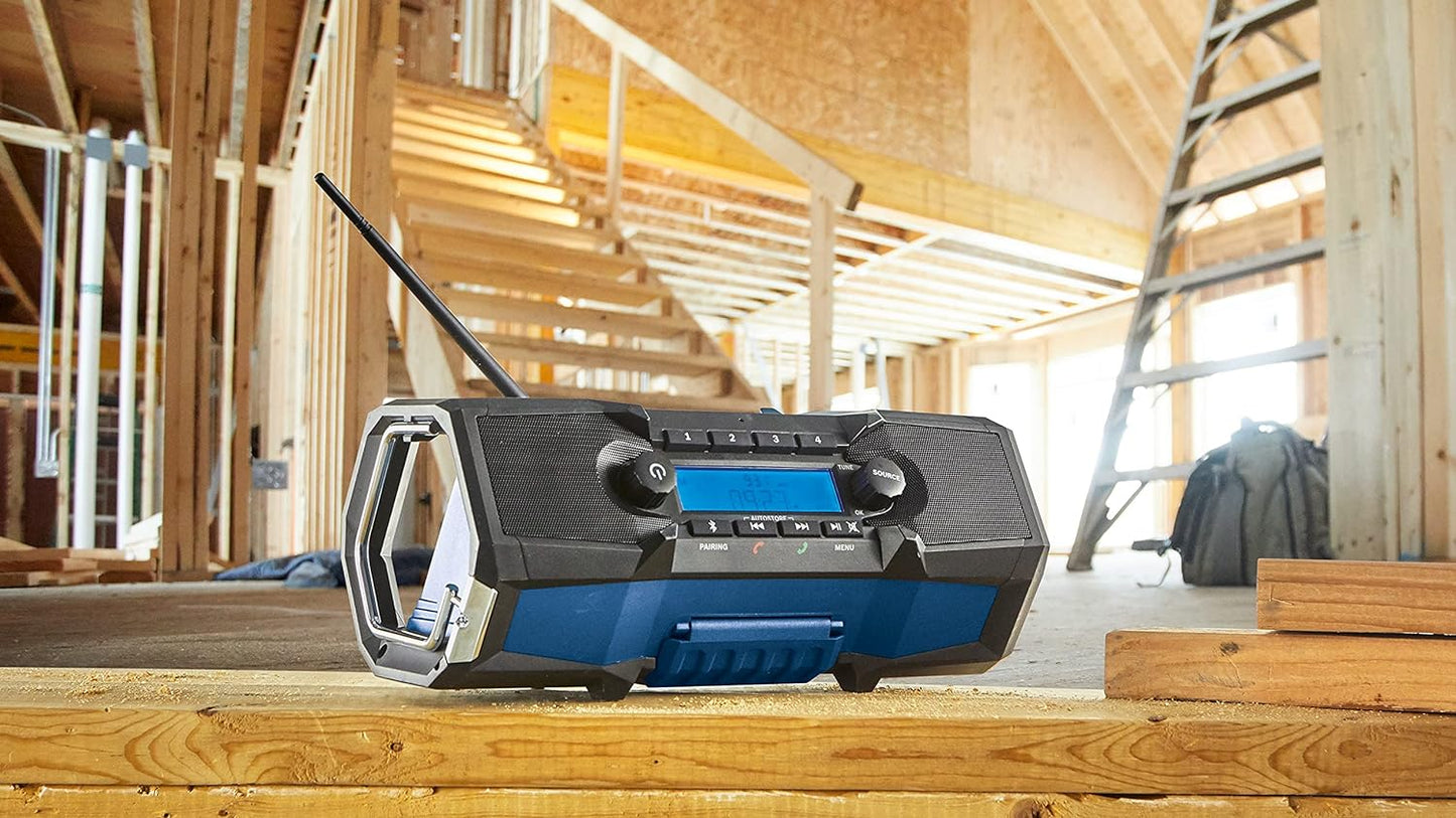 Bosch GPB18V-2CN 18V Compact Jobsite Radio with Bluetooth® 5.0