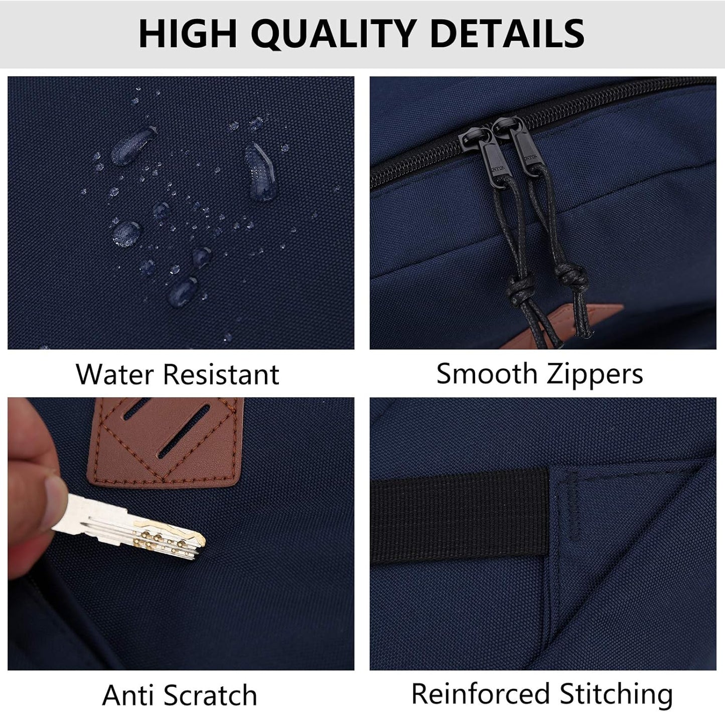 School Backpack for Kids,Lightweight Water Resistant Work Travel Backpack for Women Men Teens VONXURY