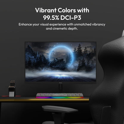 Pixio PX248 Wave 24 inch 200Hz Refresh Rate FHD 1080p Resolution Fast IPS Panel 1ms GTG Response Time Adaptive Sync Gaming Monitor with Adaptive Sync